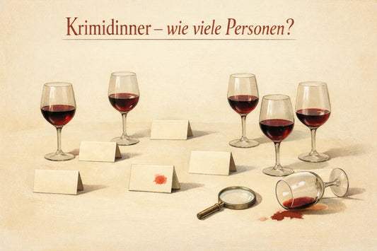Krimidinner - wie viele Personen braucht man wirklich?