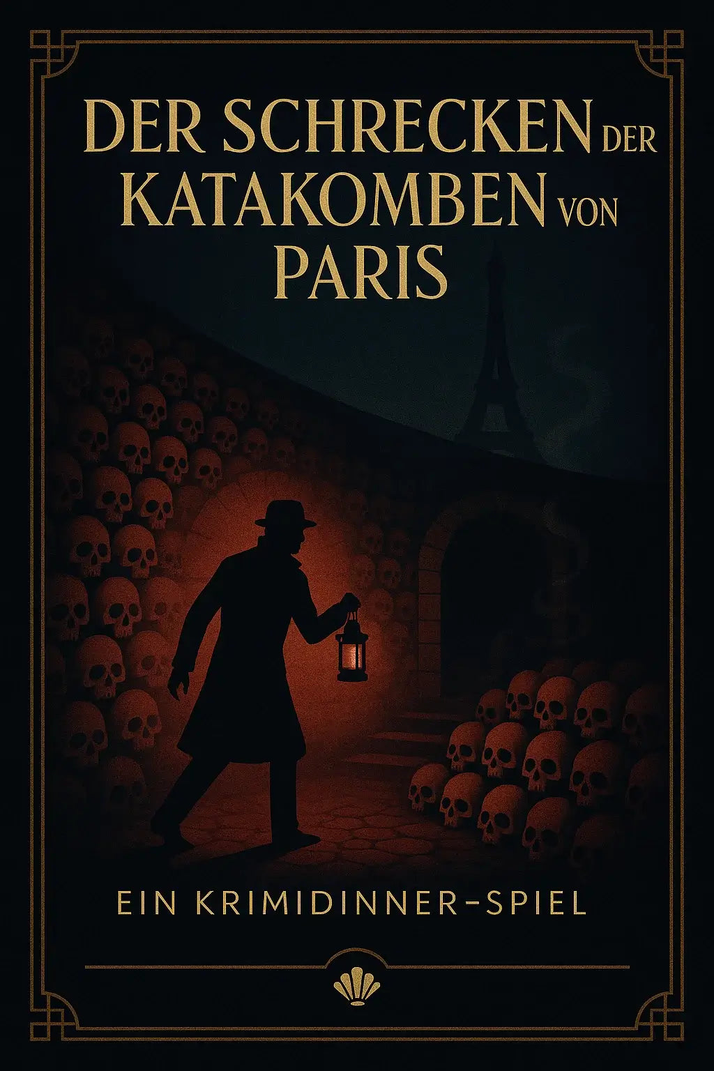 Der Schrecken der Katakomben von Paris - Krimidinner für Zuhause - 4 Personen - PDF Download