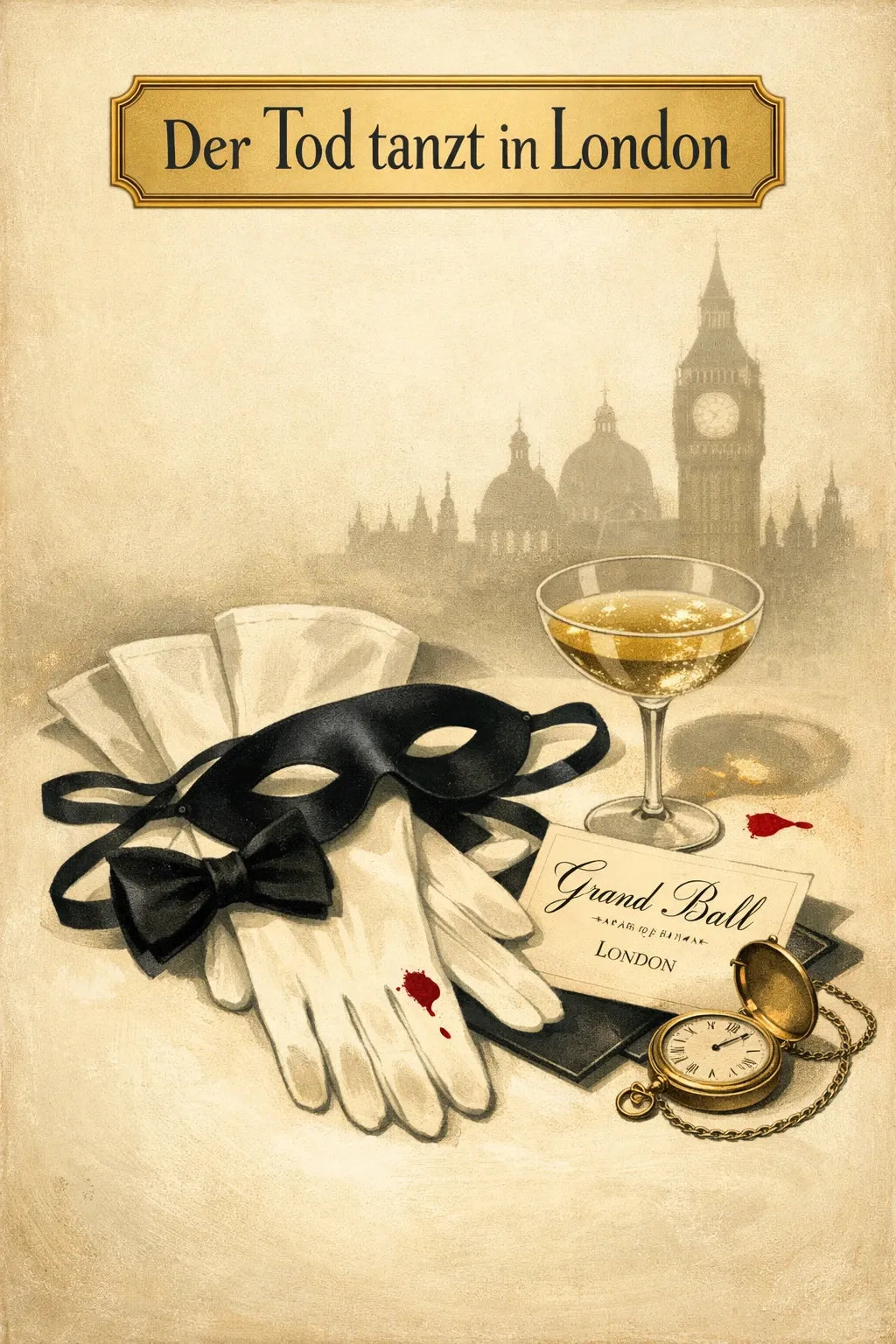 Krimi Dinner Spiel 5 Personen - Der Tod tanzt in London - Download als PDF - Krimidinner zuhause